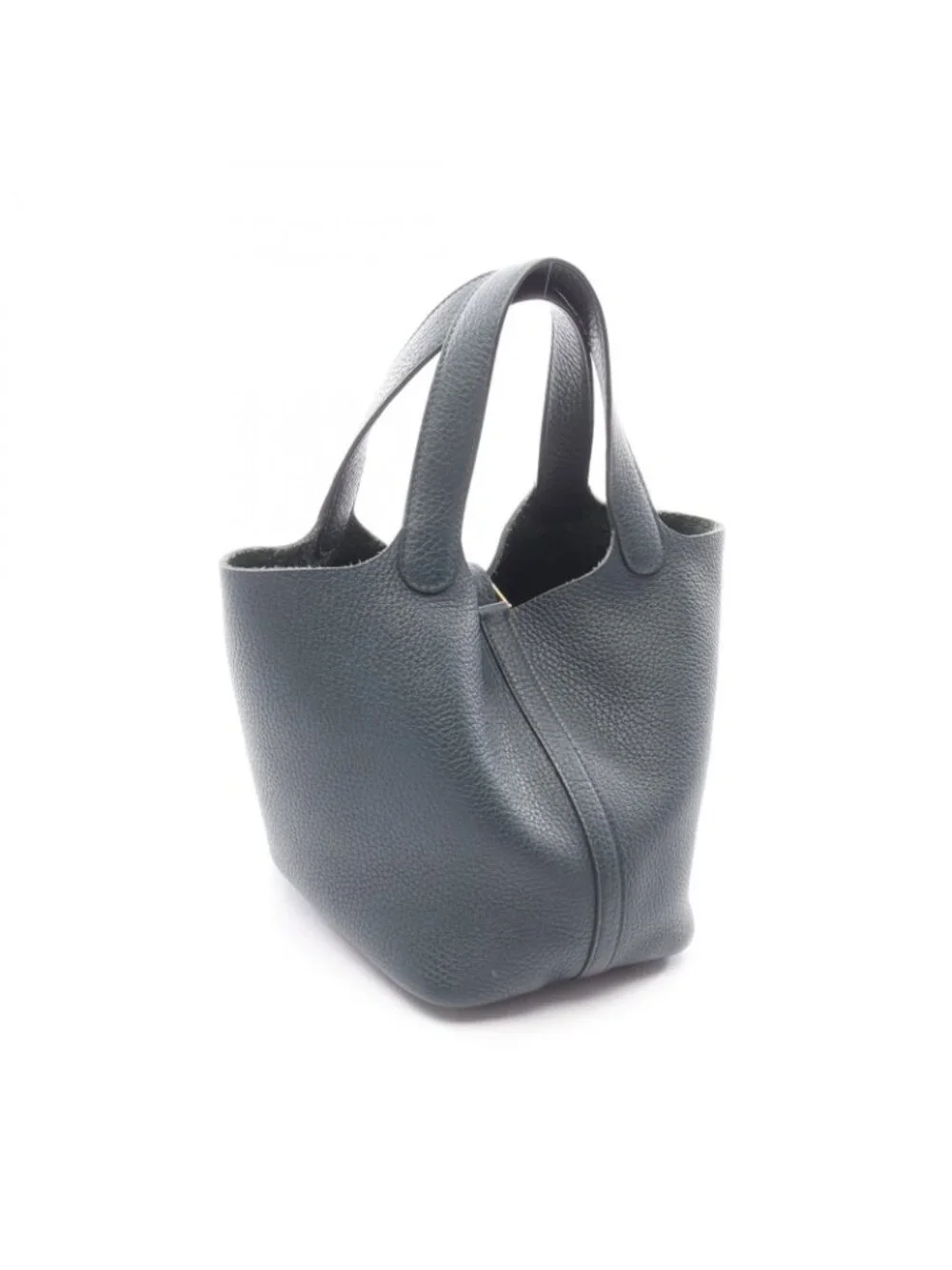 Hermes Handbag Picotin Lock PM Veil Cipre Leather Cipress